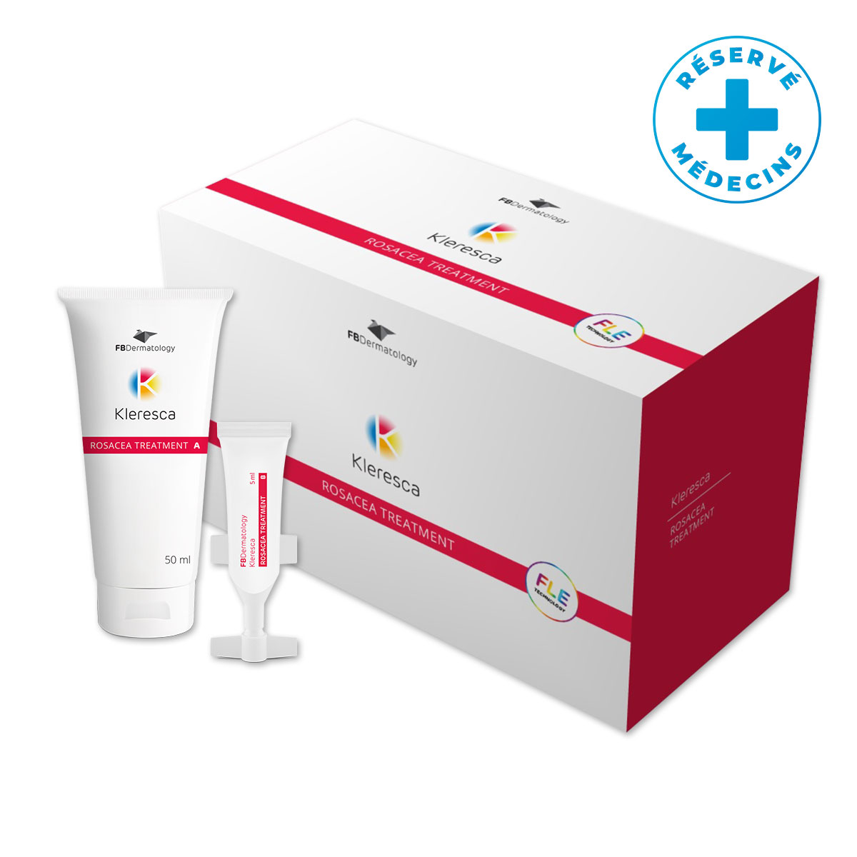 Kleresca Rosacea Treatment, traitement rosacée FLE Tech